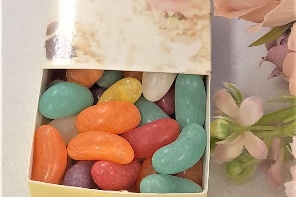 Gift Boxed Jelly Beans Favours