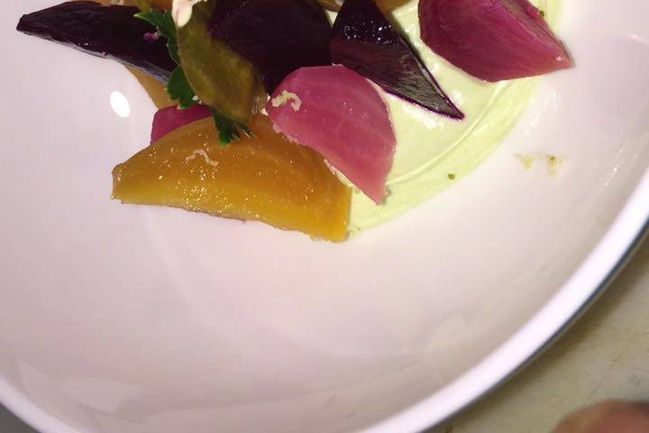 Baby beetroot salad