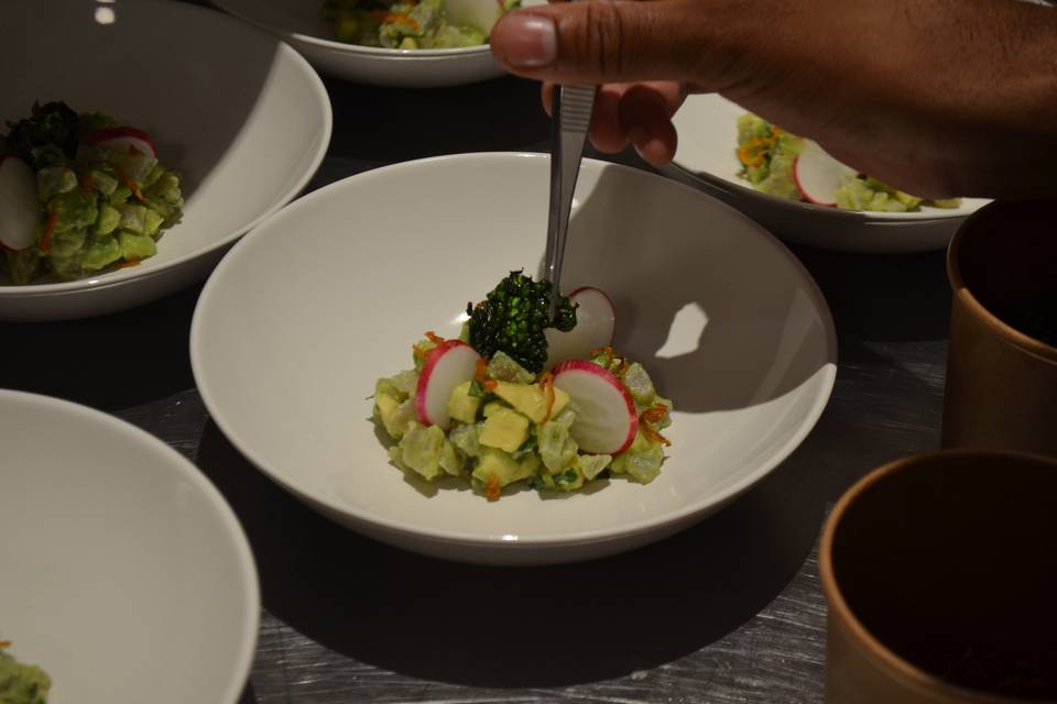 Seabass ceviche