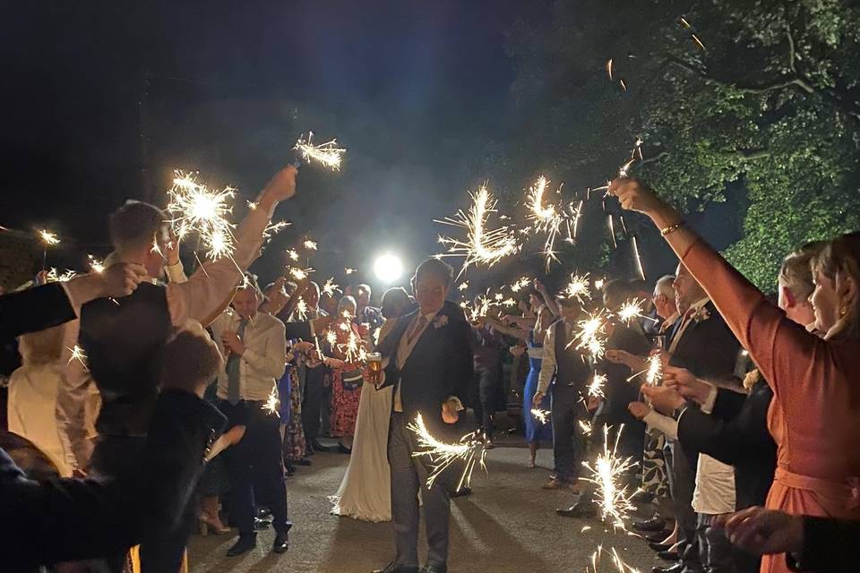 Sparkler parade