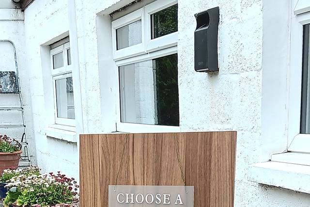 Pinks & sage seating sign