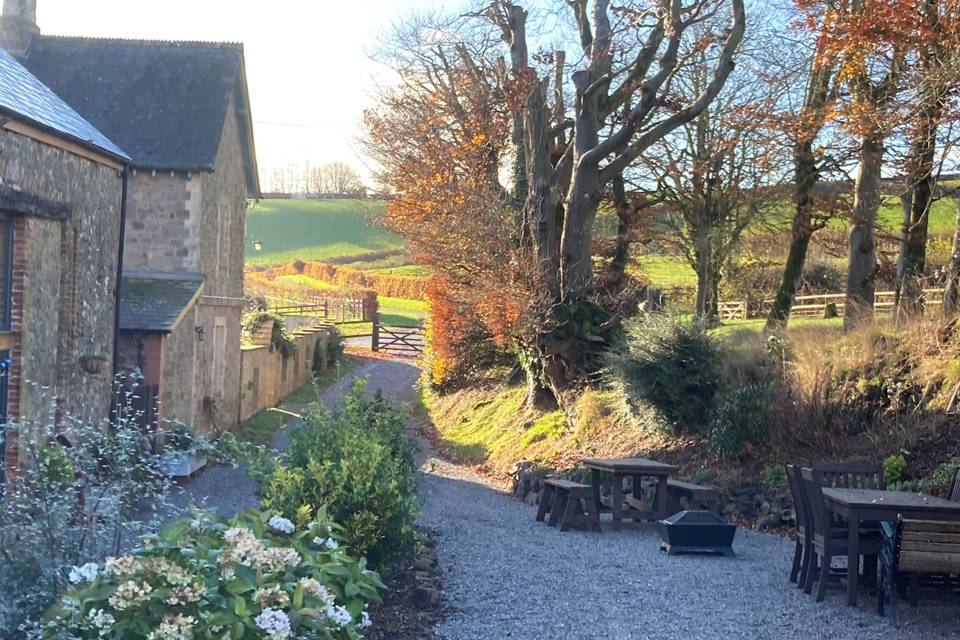 Side of the barn