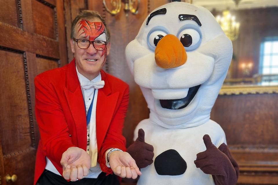 Spiderman and Olaf