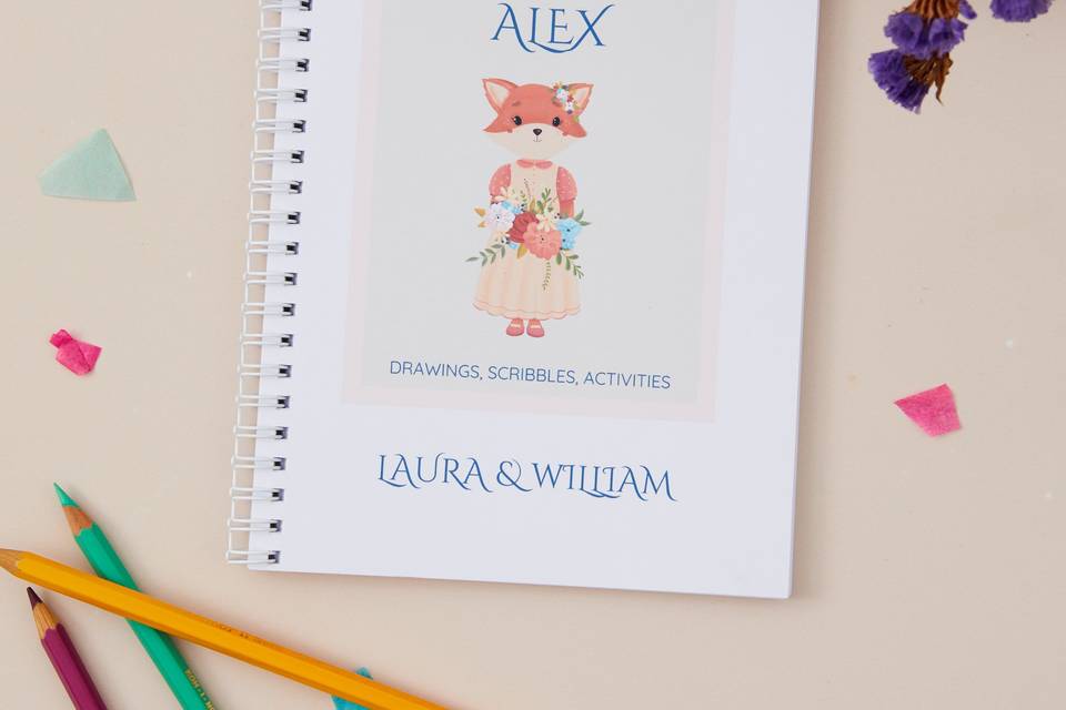 Flower Girl Activity Book Pack