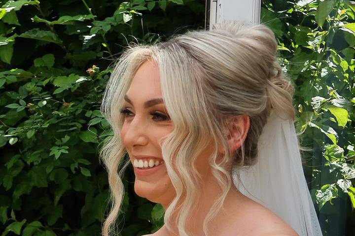 Bridal hair