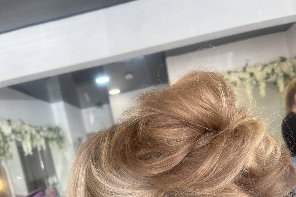 French Twist Inspired Hair Up