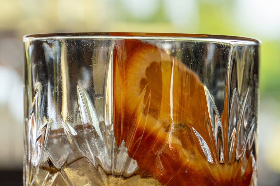 Old Fashioned - bespoke wedding cocktail menu