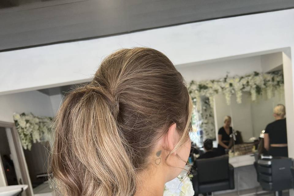 Elegant ponytail