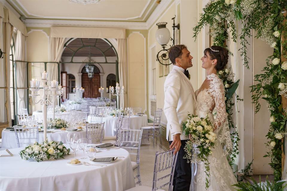 Wedding reception room