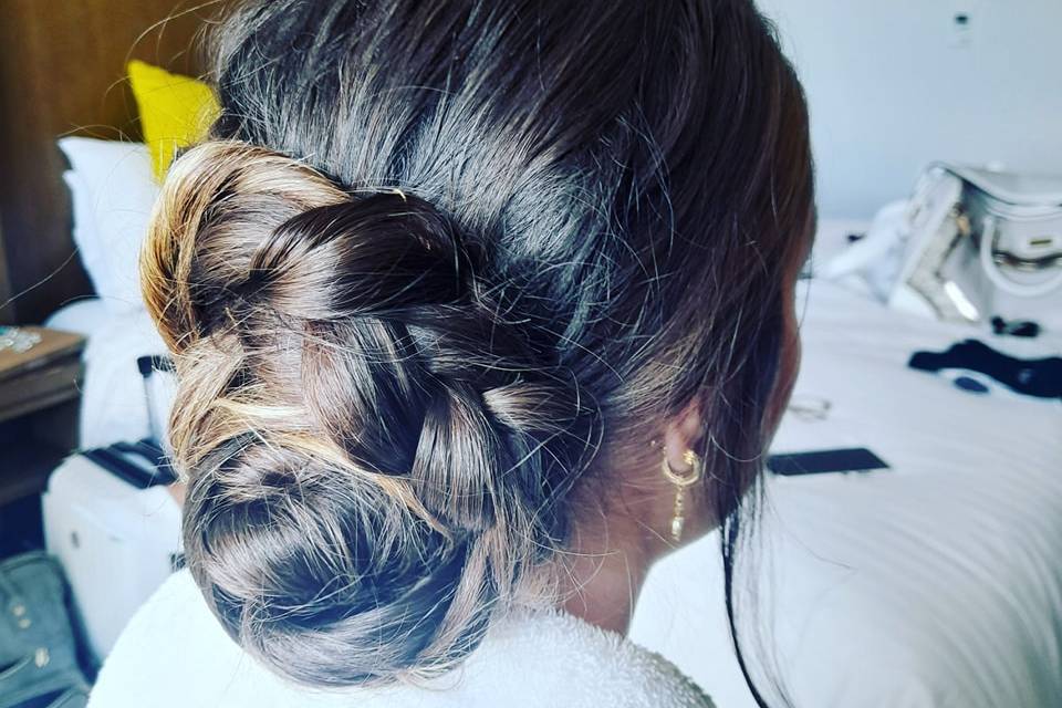 Bridemaid updo