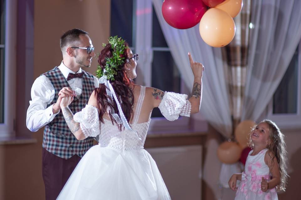 The wedding reception