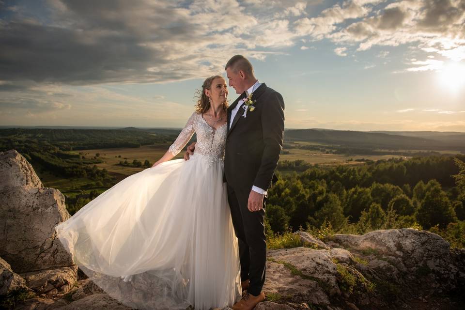 The mountine photosession