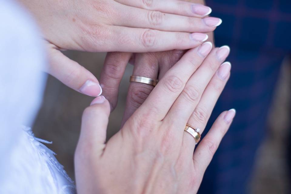 The wedding rings
