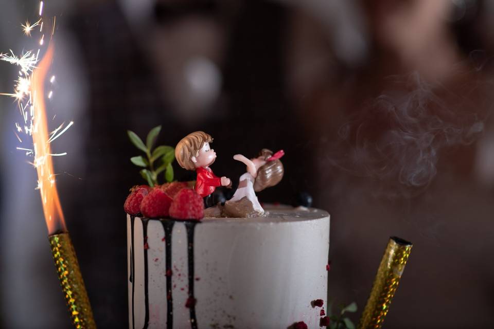 The wedding cake