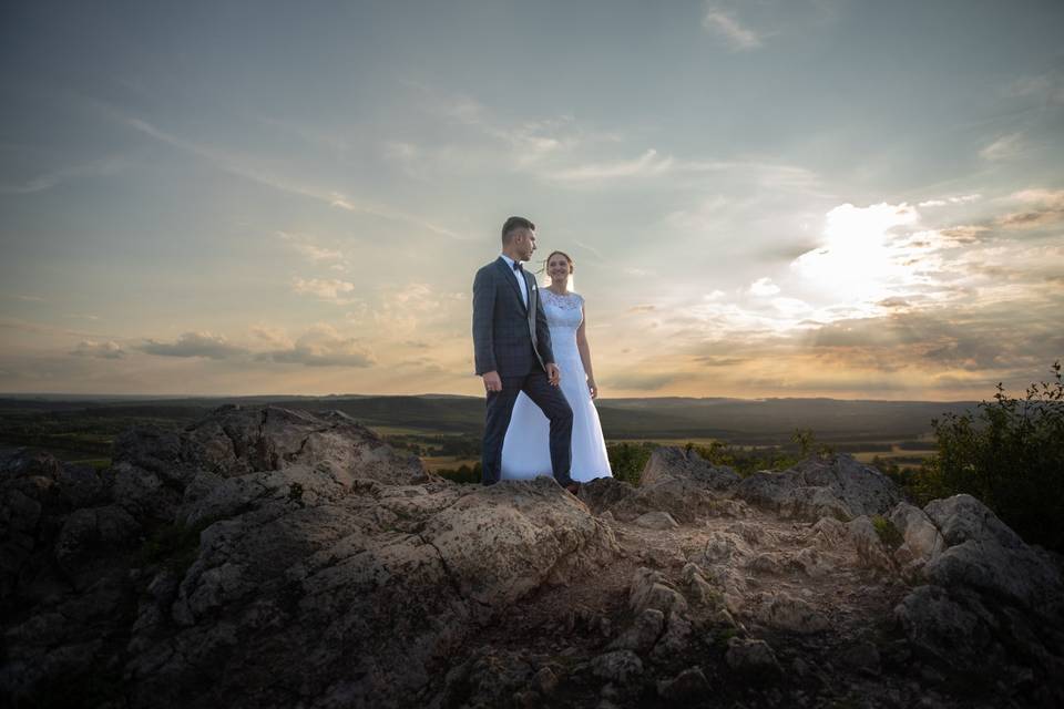 The mountine photosession