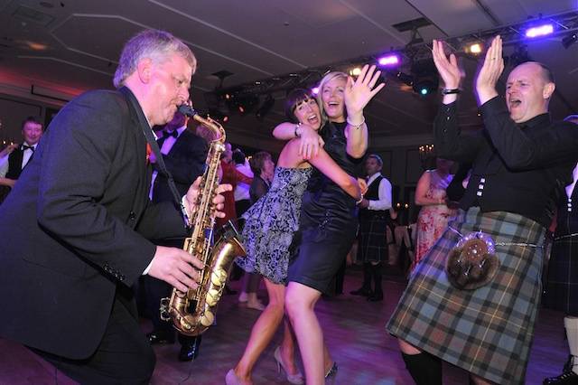 Sax on the dance floor