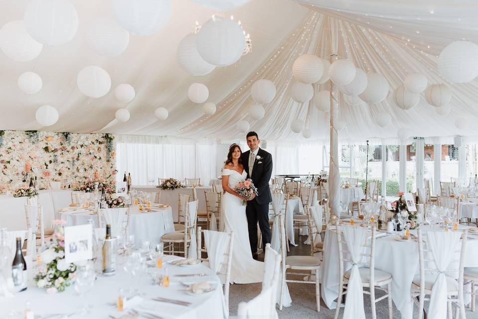 Inside Main marquee