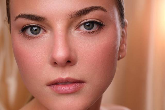 Sun-kissed, natural make up