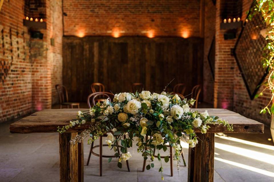 Ceremony table