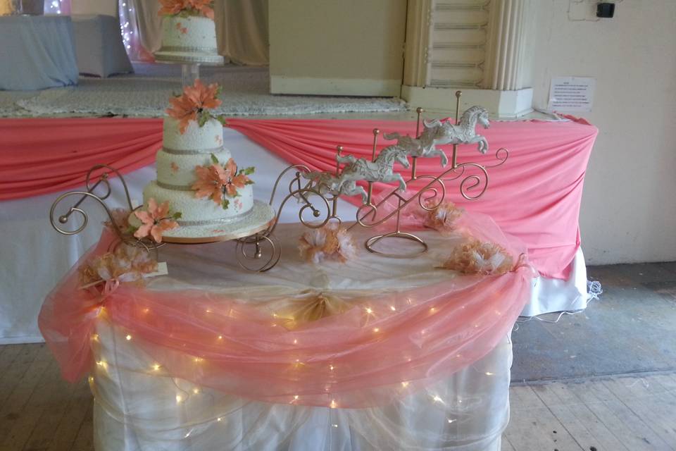 Cake table decoration
