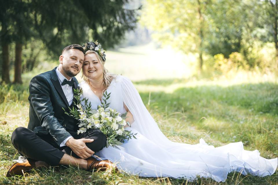 Wedding photography in forests