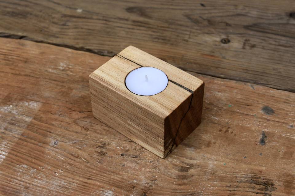 Sheesham tea light holder