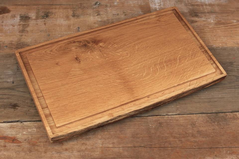 Oak Chopping Board with Groove