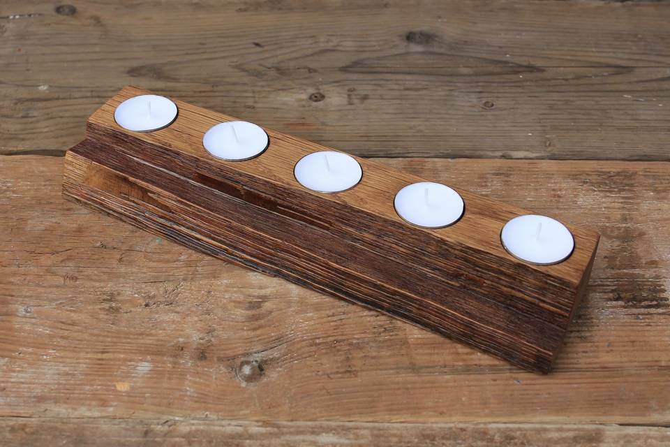 Oak Tea Light Holder