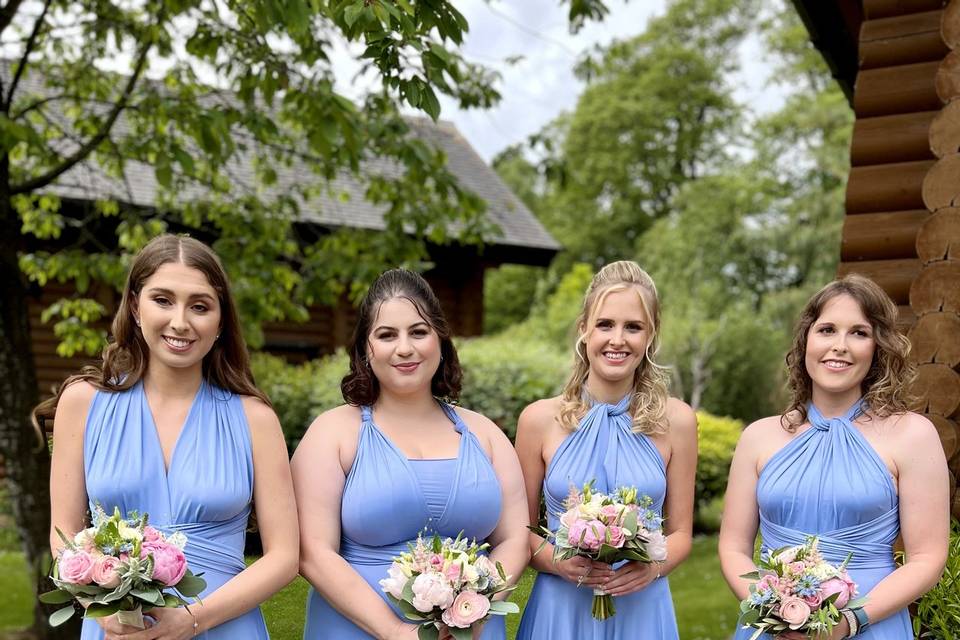Beautiful bridesmaids