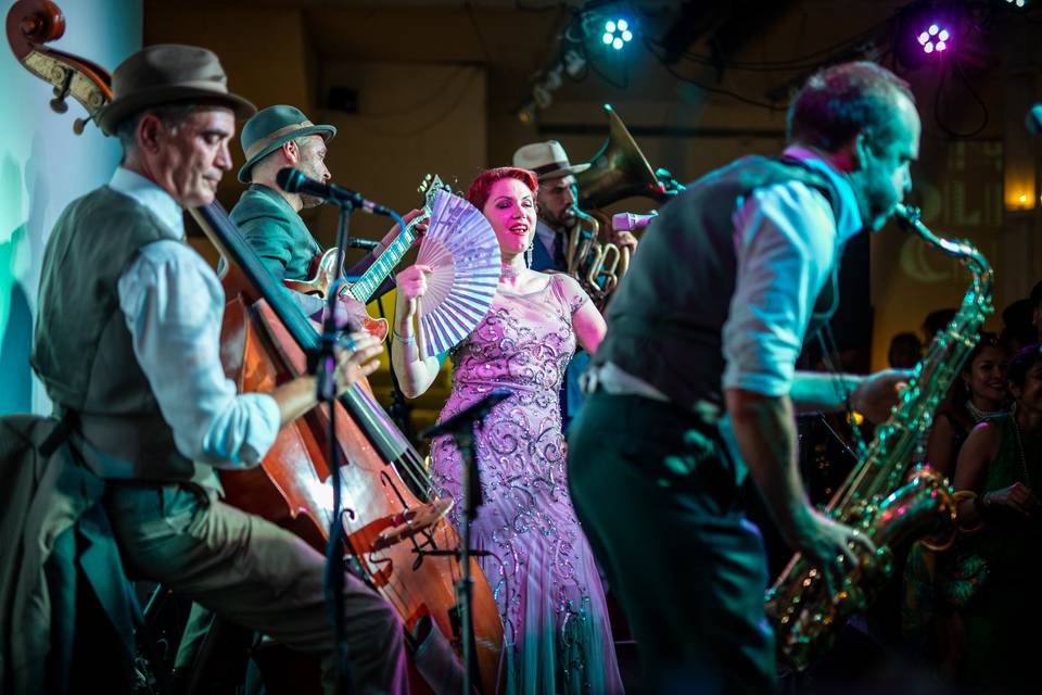 Live on stage