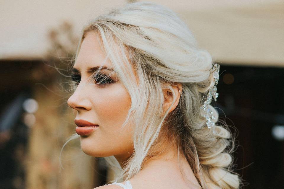 Boho themed bride