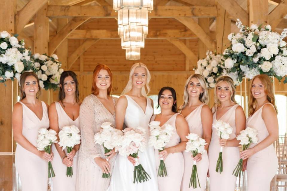 Bridal party glam