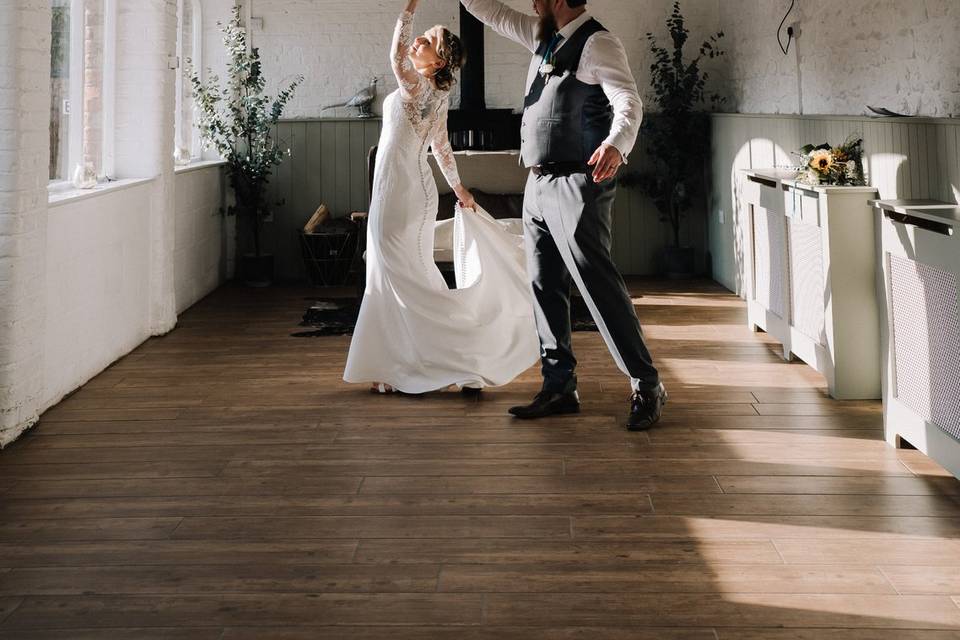 Courtyard room dancing