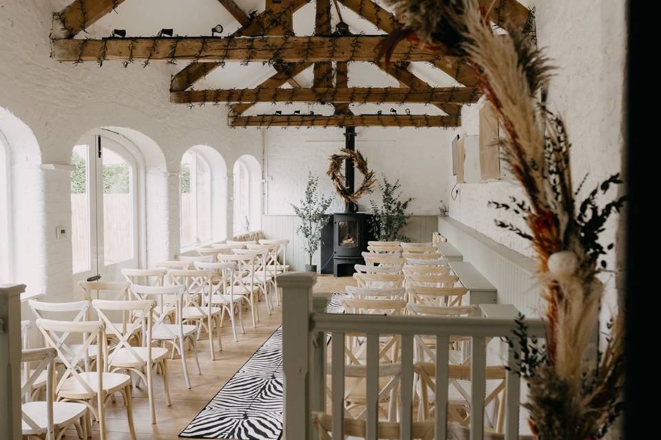 Indoor ceremony