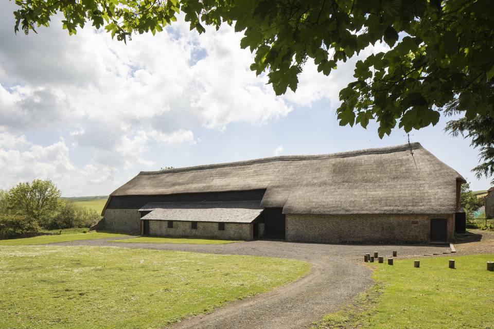 The Great Thatched Barn at Falmer Court