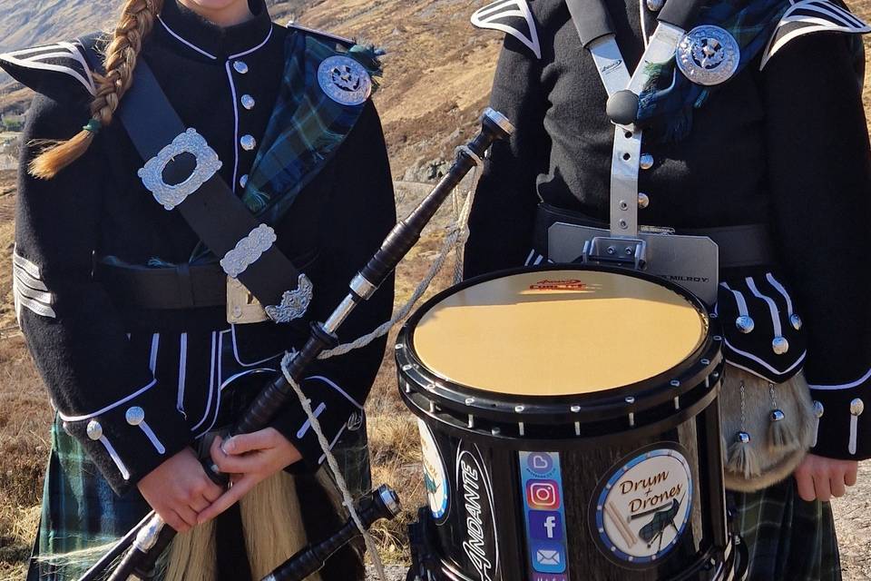 Book Drum+Drones Bagpiping