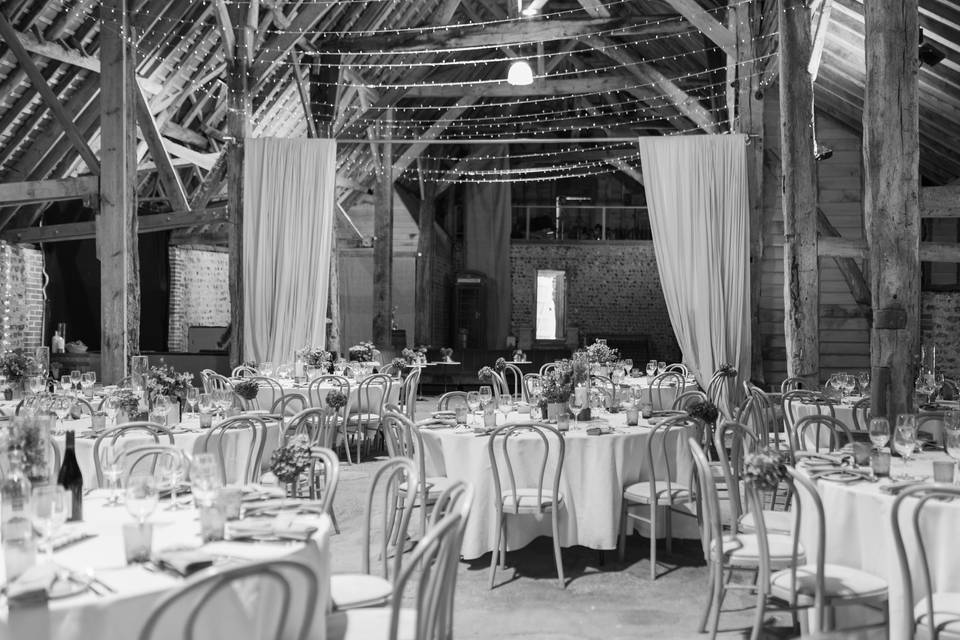 B&W Dinner Setting