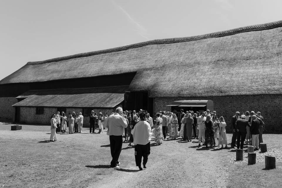 B&W Barn Entrance