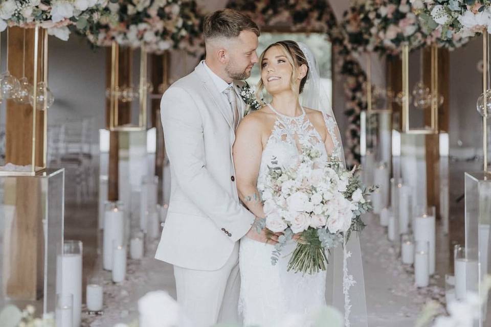 Beautiful newly weds