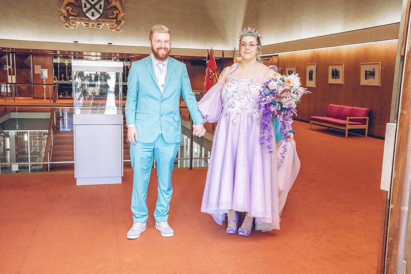 Bride and Groom portrait