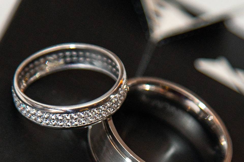 Wedding rings close-up