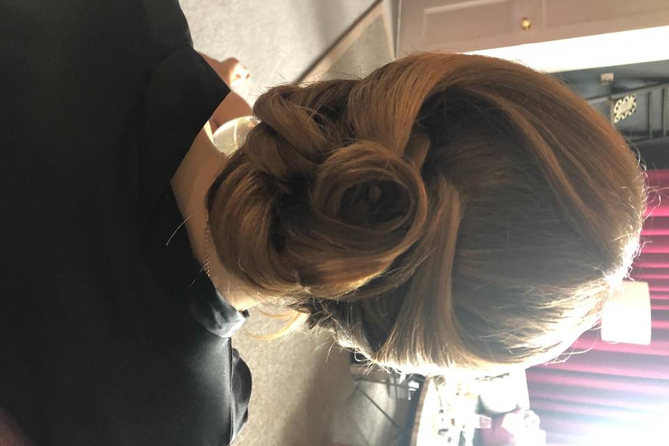 Bridesmaid hair