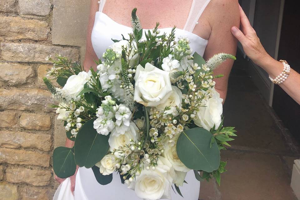 Bride hair