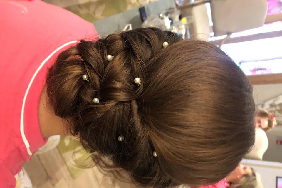 Bridesmaid hair