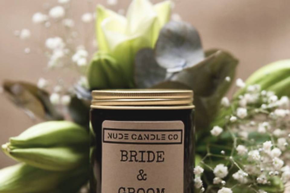 Wedding day candle