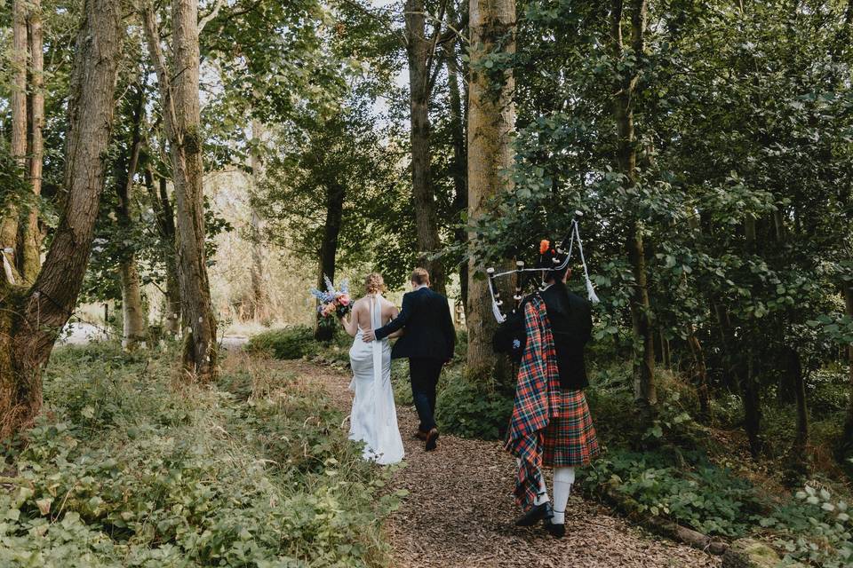 Leaving The Ceremony