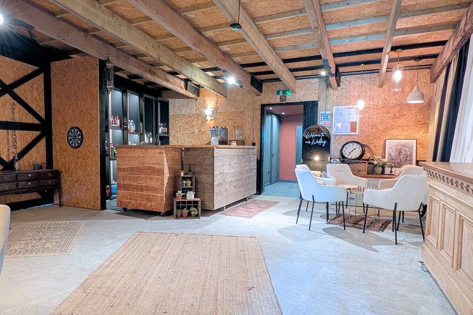 Rustic Bar Area