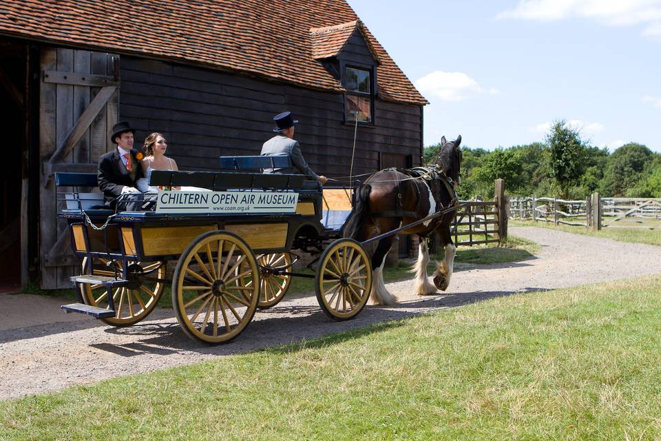 Unique wedding setting