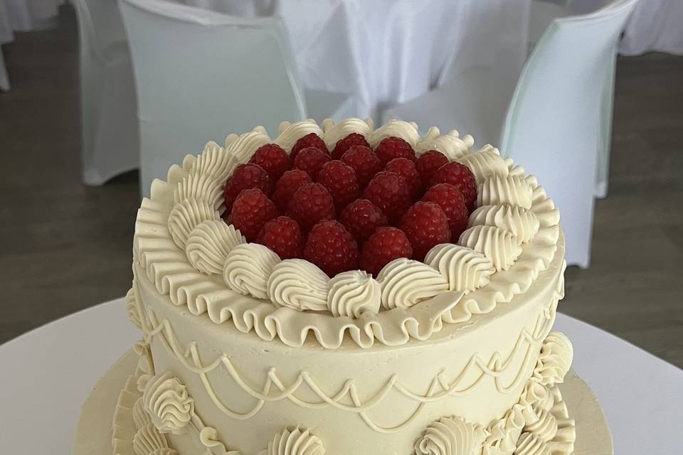 Raspberry topper