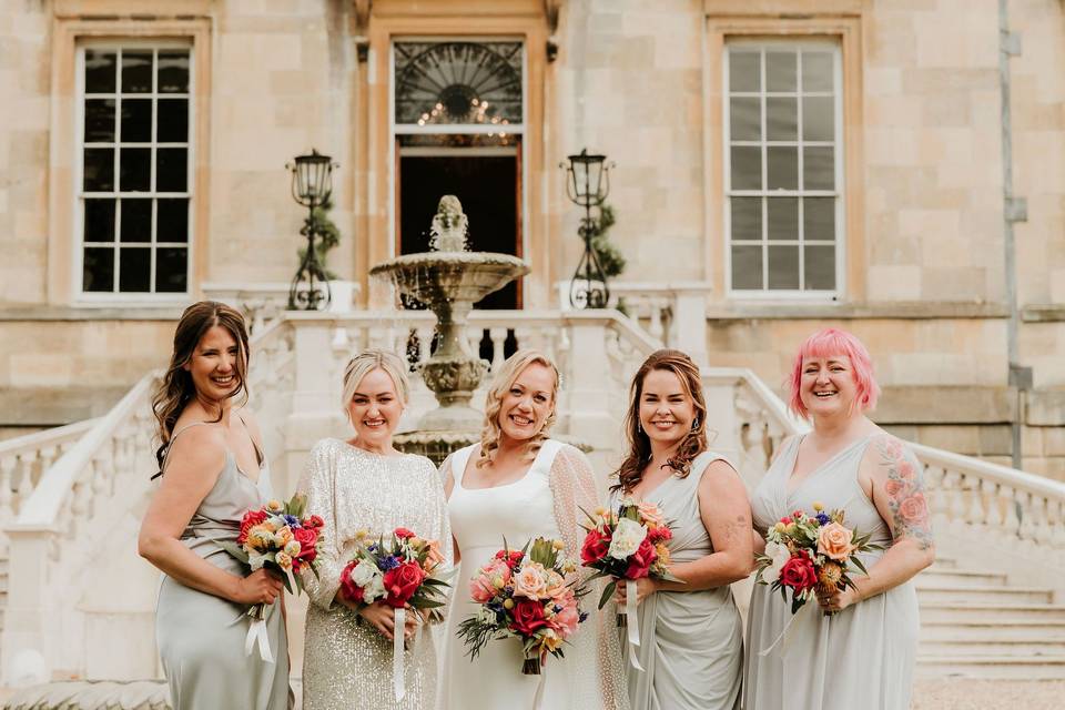 Bridal party flowers